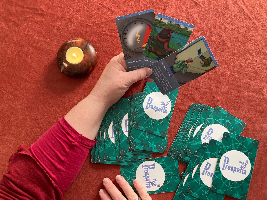 Drawing of Personal Development Cards via Video Using the Prosperia