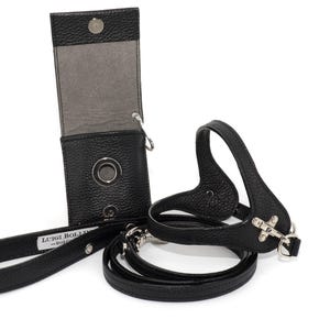 Leather dog harness and leash set brown tan color handmade Italian leather custom adjustable elegant design Black