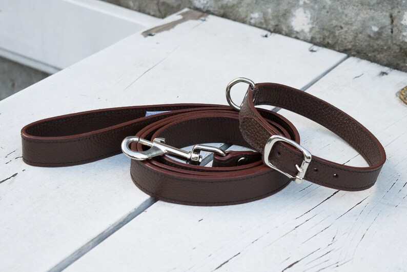 Dog Collars and Leashes in Genuine and Exclusive Italian Etsy