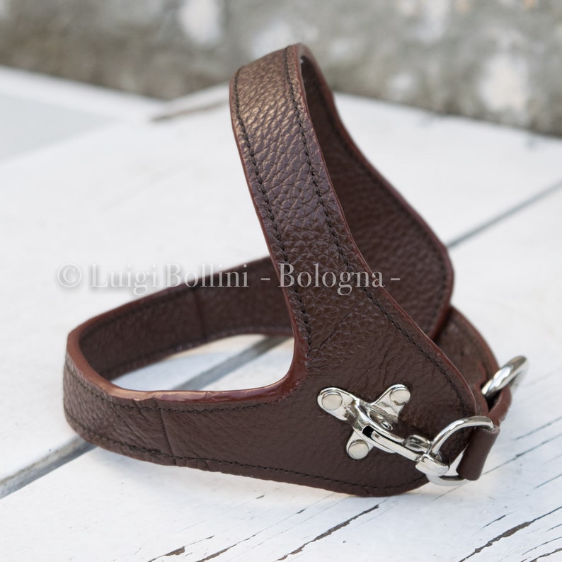 Dog Harness in Soft Genuine Italian Leather Etsy