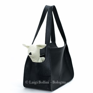 borsa per cani in morbida pelle Italiana