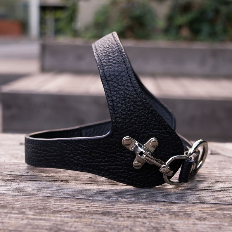 Dog harness in soft genuine Italian leather Etsy