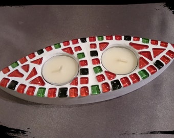 Mosaic Decorative Candle Holder