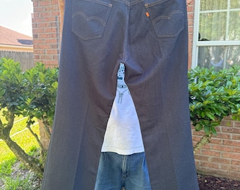 1970s Levi 10517 orange tab , “Sta-prest” slacks .