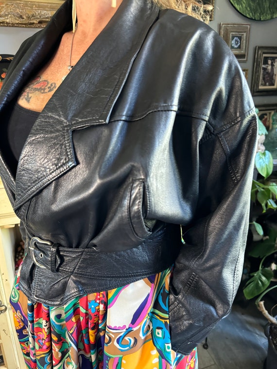 Soft Vintage Italian leather jacket