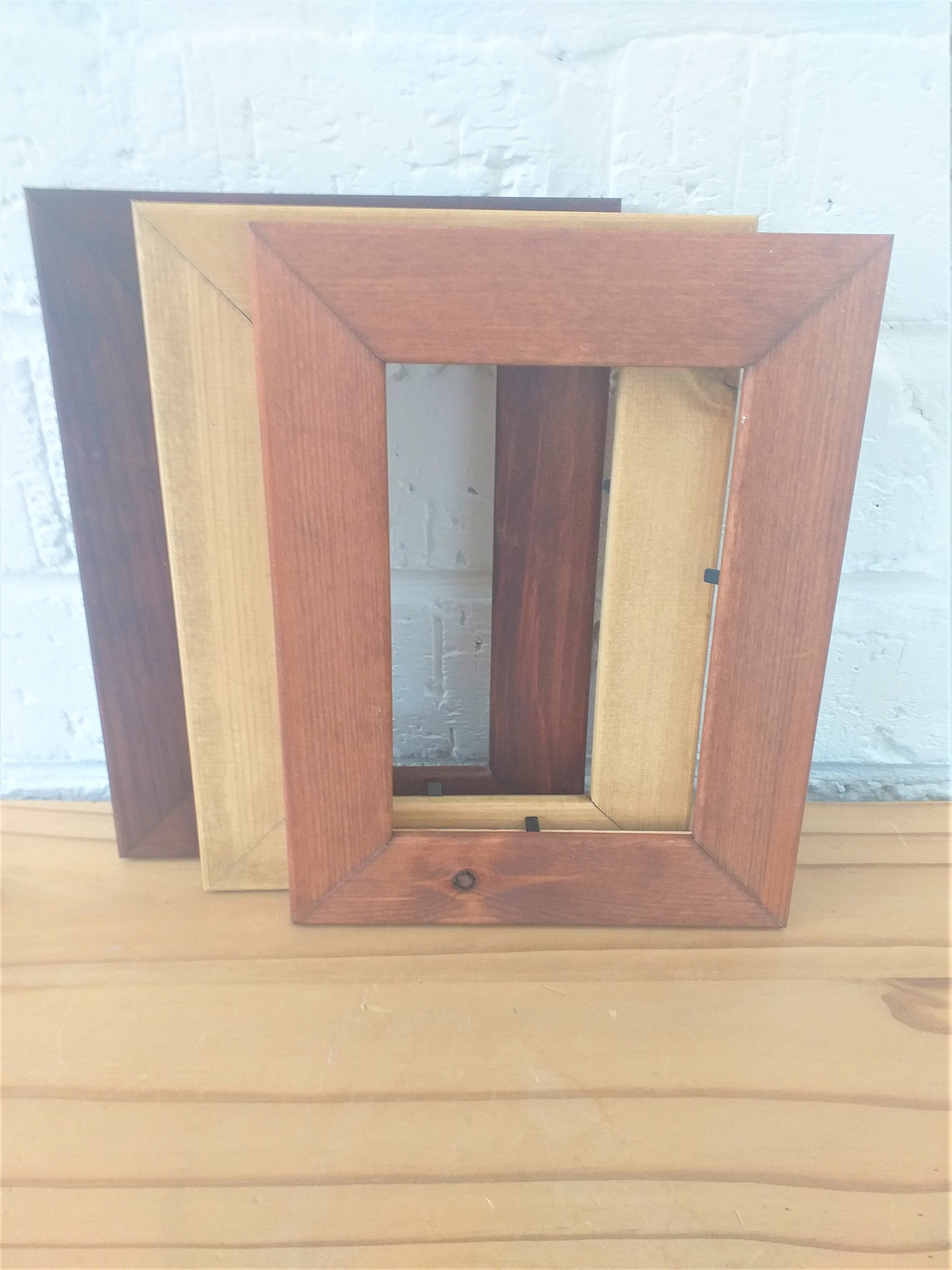 Photo Frame/Picture Frame/Solid Pine/Choice 3 Finishes/Rustic Etsy