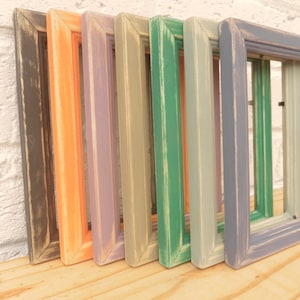 Vintage Photo/Picture Frames Distressed Shabby Chic Retro Choice of 7 Colours Choice of 5 Sizes Vintage Colours Weddings Gifts Hand Painted