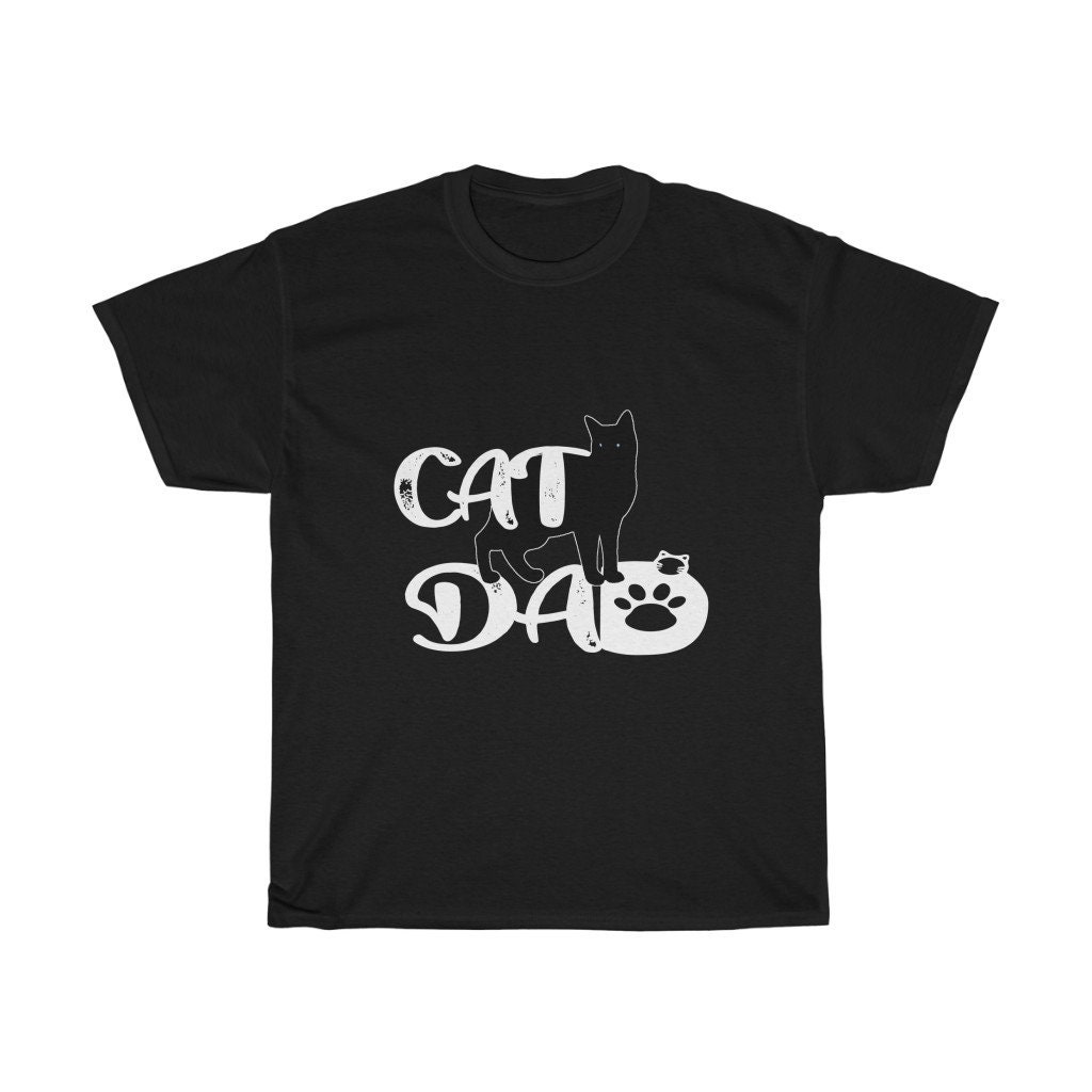 Cat Dad The Original Cat Dad TShirt Cat Dad Shirt Cat Etsy