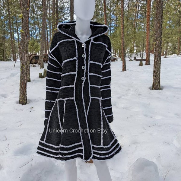 Serged Dream Coat Crochet Pattern Etsy