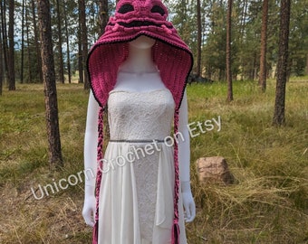 PEDIDO PERSONALIZADO capuchón de ganchillo de arpillera