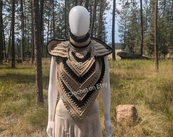 Custom Order Burlap Chap Oleander Hood Cozy Warm Hooded