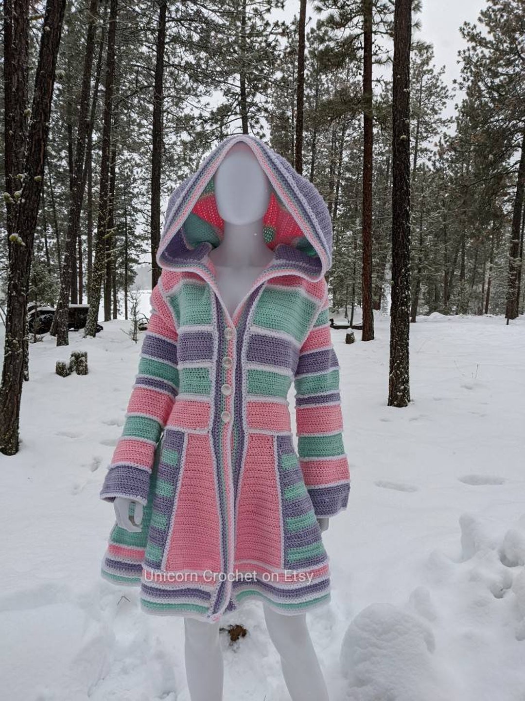 CUSTOM ORDER Crochet Serged Dream Coat Katwise Inspired