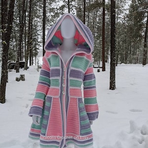 CUSTOM ORDER crochet serged dream coat katwise inspired