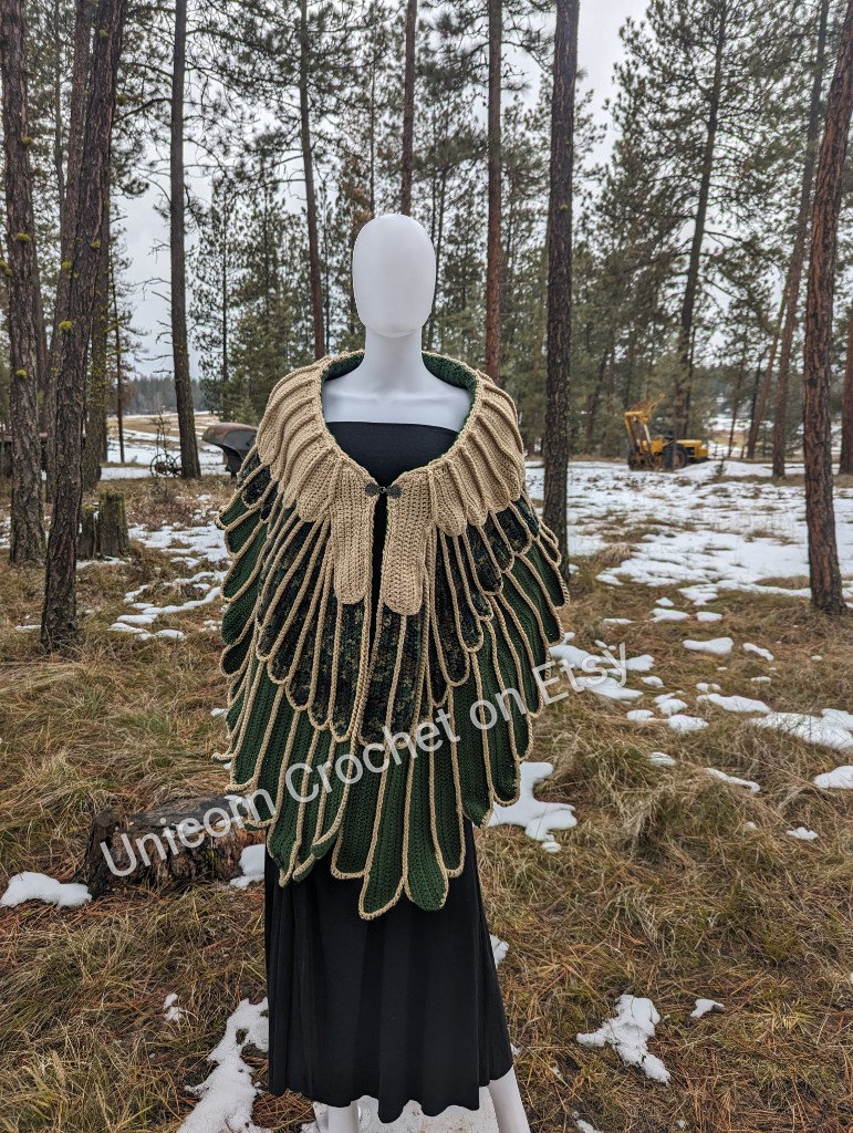 Custom Order Angel Wing Shawl Crafty Intentions Feather Wings Cozy