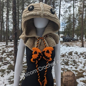CUSTOM ORDER Sam hood creepy Sam scarecrow Halloween hood