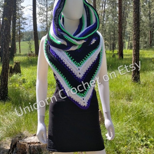 READY TO SHIP wild oleander hooded scarf