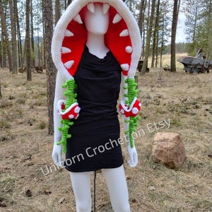 CUSTOM ORDER Twisted Chomper man eating plant hood