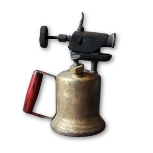 Antique Brass Blow Torch circa 1920&#39;s