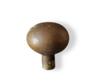 Antique Brass Doorknob/ Round Brass Doorknob/ Vintage Doorknob/ Antique brass knob/ Doorknob/ Vintage Knob
