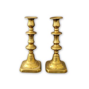 Miniature Brass Candlestick Holders