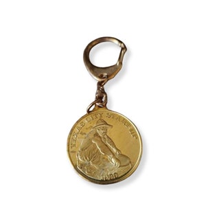 Texas Miner Keychain by Dupont Advertising circa 1989