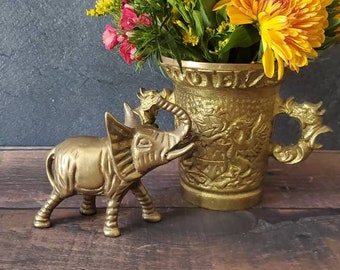 Brass Elephant Statue