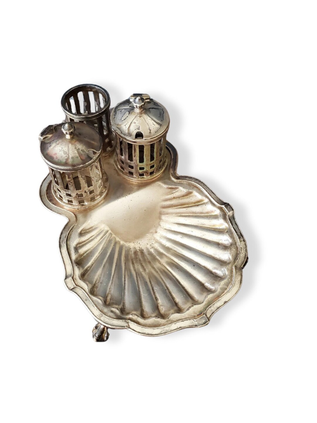 International Silver Co Silver Soldered Shell Tray Circa 1915/ NYC ...