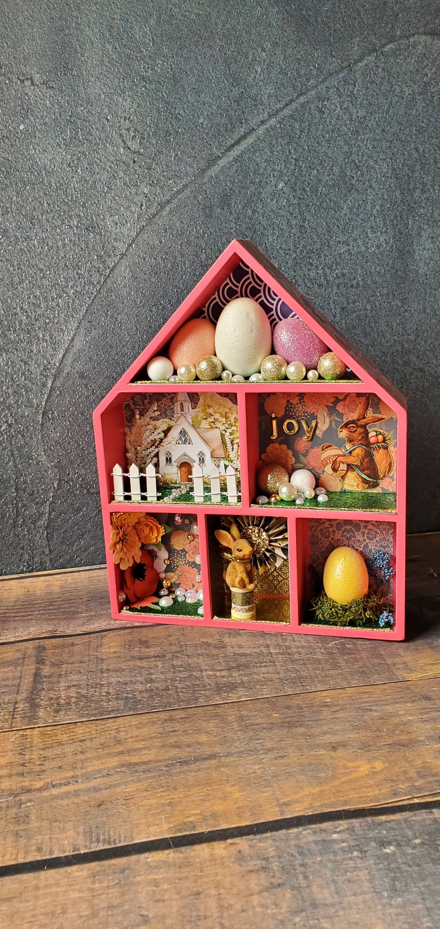 Shadow Box Spring Decor Diorama/ Hand Made and Original One of a Kind ...