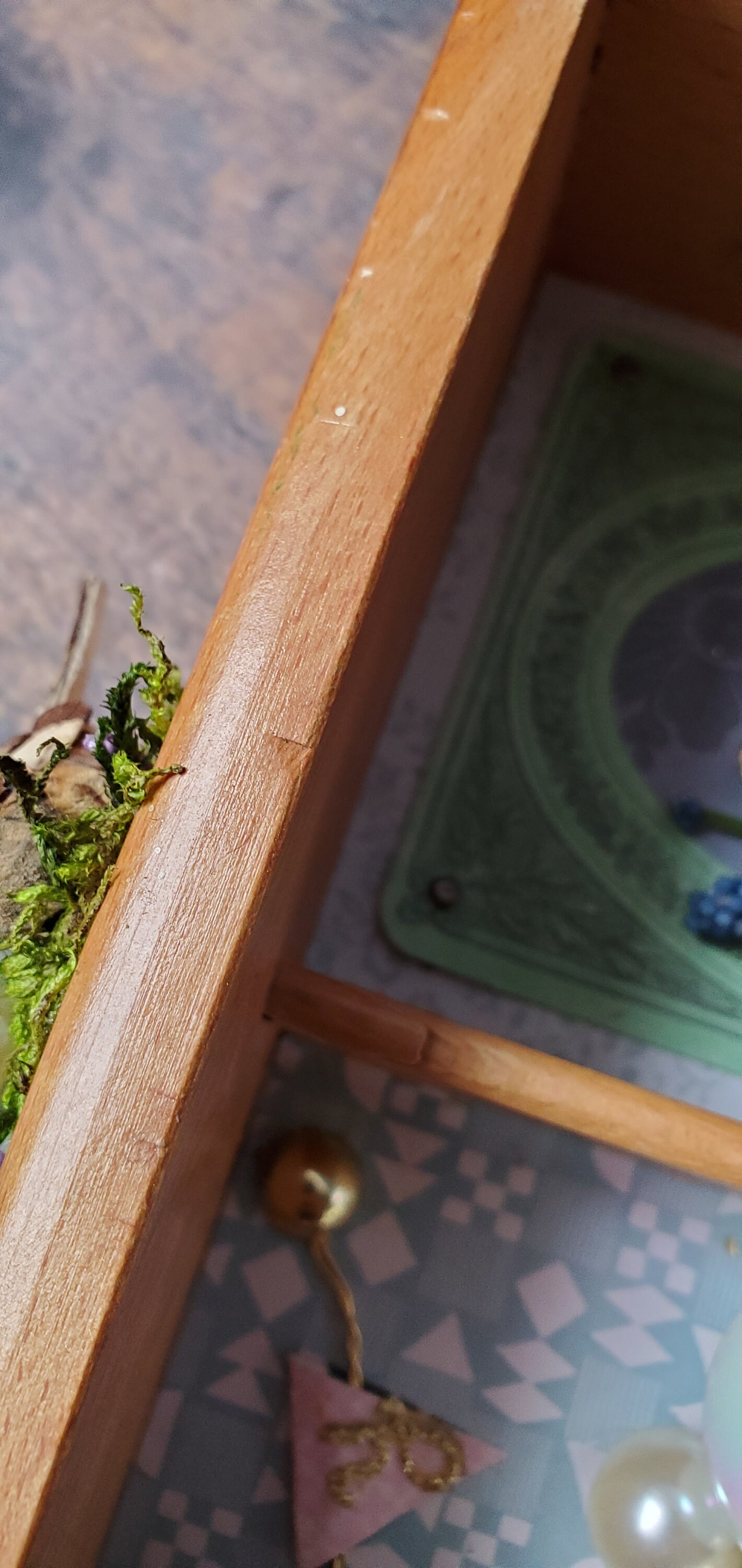 Shadow Box Spring Decor and Fairy Garden Handmade Original - Etsy