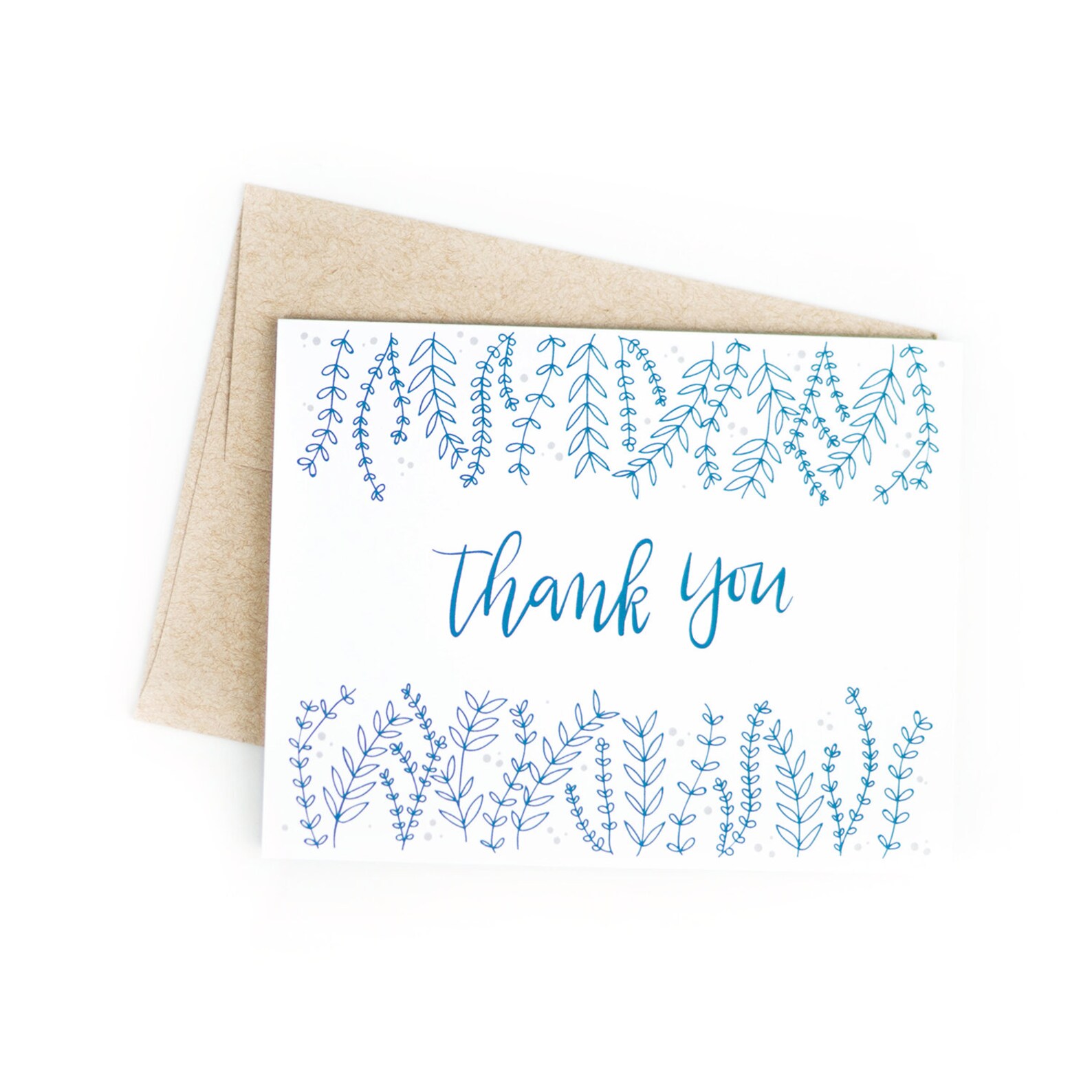Thank you greeting card | Etsy