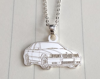 Custom Car Necklace,Personalized Pickup Necklace,Classic Car Necklace,Small Steel Cannon Necklace,Special Car Necklace,Custom Truck Necklace