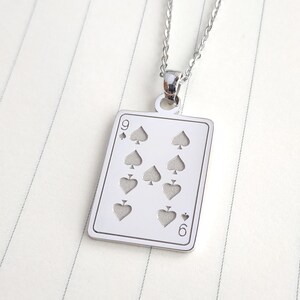 Nine of Spades Necklace,Ace of Diamonds,Ace of Spades Necklace,2 of Spades Necklace,9 of Hearts,Jack of Hearts Necklace,Queen of Heart Cards