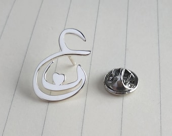 Hochzeitslogo Pins, Benutzerdefinierte arabische Pins, kundenspezifische spezielle Anstecknadeln, personalisierte Symbol-Anstecknadeln, benutzerdefinierte Männer Anstecknadel, gravierte Symbole Anstecknadel