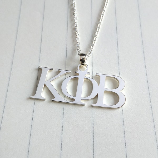 Kappa Phi Beta Necklace,Pi Kappa Alpha Necklace,Delta Sigma Theta Necklace,Phi Epsilon Kappa Necklace,Sigma Necklace,Greek Letter Necklace