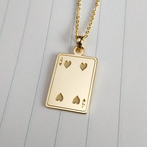 Hartenketting vier, hartenketting 7, speelkaartketting, hartenboer ketting, hartenkoningin ketting, hartenkoningin ketting, koning der harten ketting