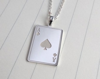 Ace of Spades Necklace,Two of Spades Necklace,Nine of Hearts,Seven of Hearts Necklace,Jack of Hearts Necklace,Queen of Hearts Necklace