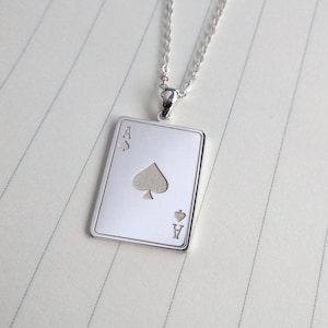 Ace of Spades Necklace,Two of Spades Necklace,Nine of Hearts,Seven of Hearts Necklace,Jack of Hearts Necklace,Queen of Hearts Necklace
