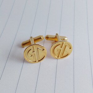 Two Letter Monogram Cufflinks,Wedding Cufflinks,Coordinates Cufflinks,Latitude longitude Wedding Cufflinks,Engraved Cufflinks for Groom