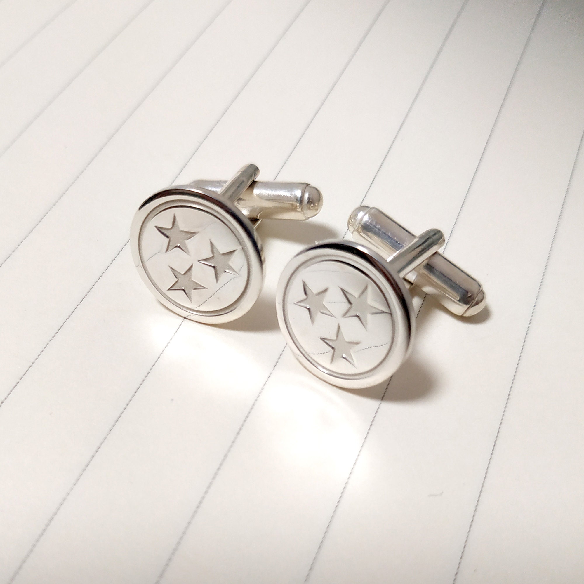 Tennessee Flag Cufflinks,Tenessee Symbol Cufflinks,State Flag Cufflinks,Personalized Wedding Cufflinks,Groom Cufflinks,Groom Gift from Bride