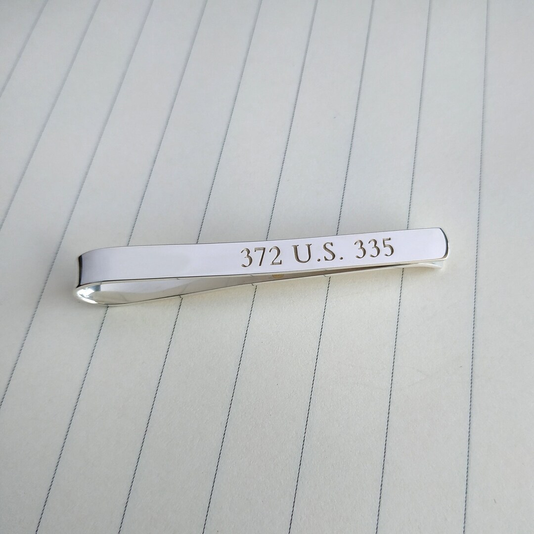 Serial Number Tie Clip,bible Verse Tie Clip,engraved Bible Verse ...