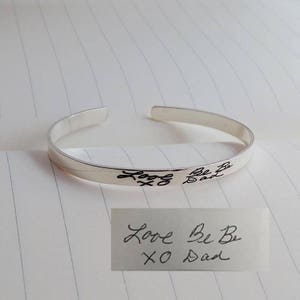 Special Symbol Bracelet,Handwriting Cuff Bangle,Personalized Open Cuff Bracelet Gold,Signature Cuff Bangle,Real Handwritten Bracelet