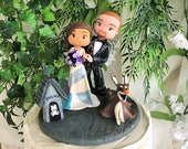 Nightmare Before Christmas Wedding Cake Topper Figurine