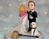 Harley Quinn and Batman Wedding Cake Topper Figurine