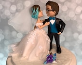 Butterfly Bride Bouquet Wedding Cake Figurine