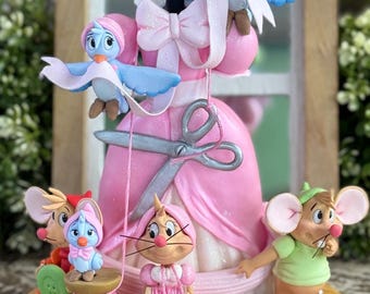Princess Dress with Birds and Mice, Party Decorations For Any Occasion