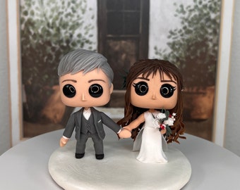 Miniaturowa figurka na tort weselny