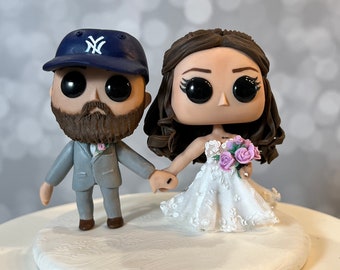 Mini Wedding Cake Topper Figurine
