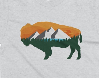 Adulto - en vivo - donde deambulan por el búfalo