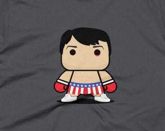 Colección de hombres camiseta - Rocky Balbo - Lil Baller - camiseta amarilla para hombre - Rocky - Yo Adrian T Shirt