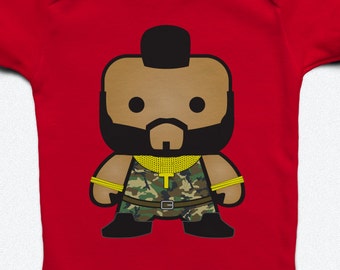 Lamento al tonto - Traje de cuerpo para bebés - Regalo de baby shower - Mr. T Shirt - Ropa de bebé